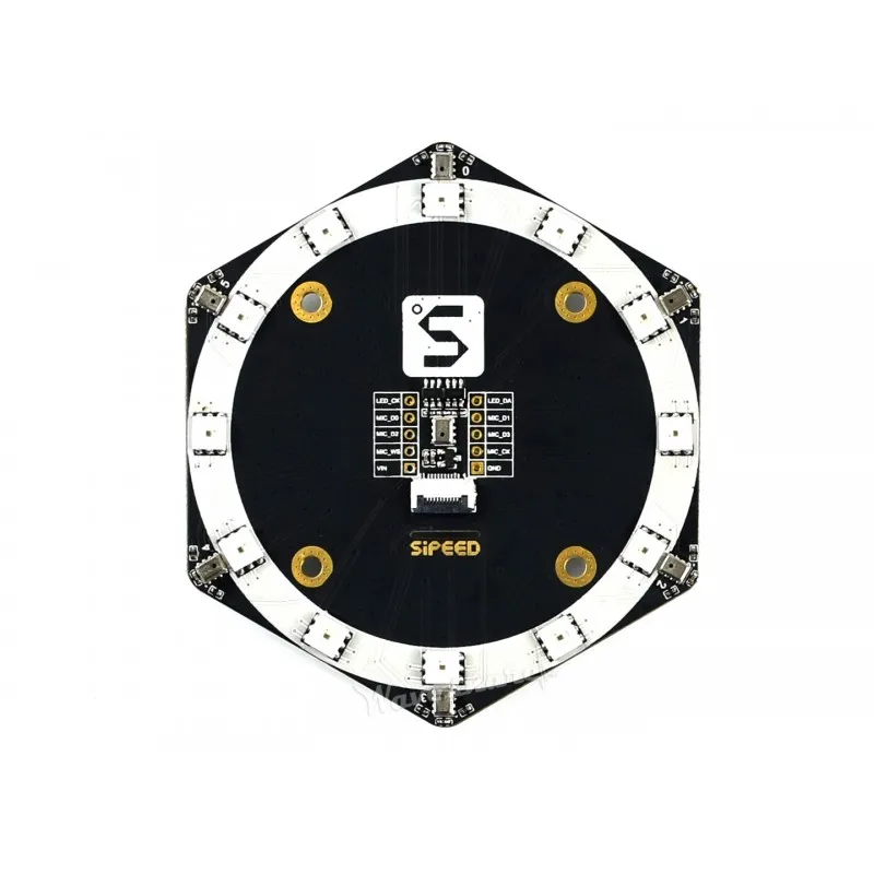 Микрофон sipeed Maix R6 + 1 6 цифровые микрофоны и 12 светодиодов RGB совместимый с серией