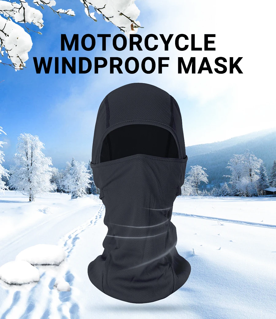 HEROBIKER мотоциклетная маска для лица Балаклава теплая ветрозащитная дышащая велосипедная Лыжная маска для лица страйкбол Пейнтбол шлем маска мото