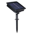 Солнечная панель 2400 мАч, две установки, 5,5 В, светодиодный светильник + настенные комплекты с шипами