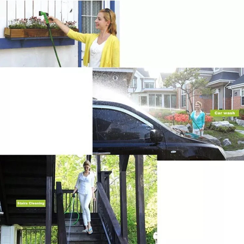 Садовый полив набор высокого давления вода мытья автомобиля пистолет с насадкой
