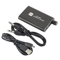 portable 3 5mm stereo audio output headphone amplifier lithium battery powered gain support headphone amplifier