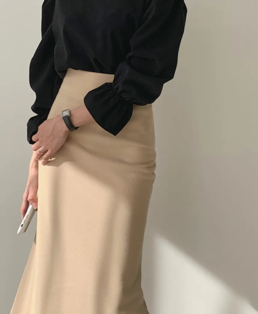 Элегантная Офисная Женская юбка винтажная русалка облегающая высокая талия