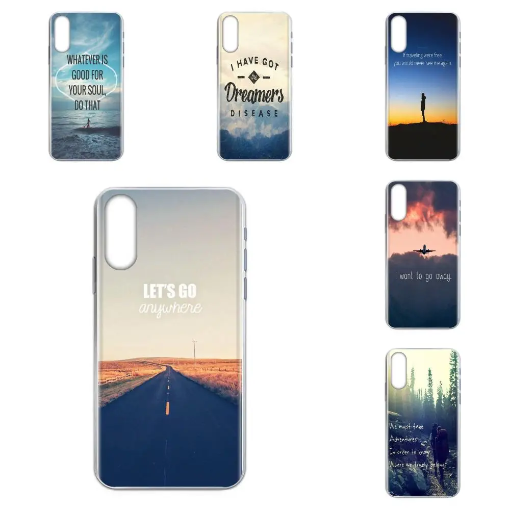 Let S Go Anywhere Best Adventure Travel Quotes For Sony Xperia XZS XA1 L1 XA X Z Z1 Z2 Z3 Z4 Z5 XZ1 Compact E5 XZ Premium|Бамперы| |
