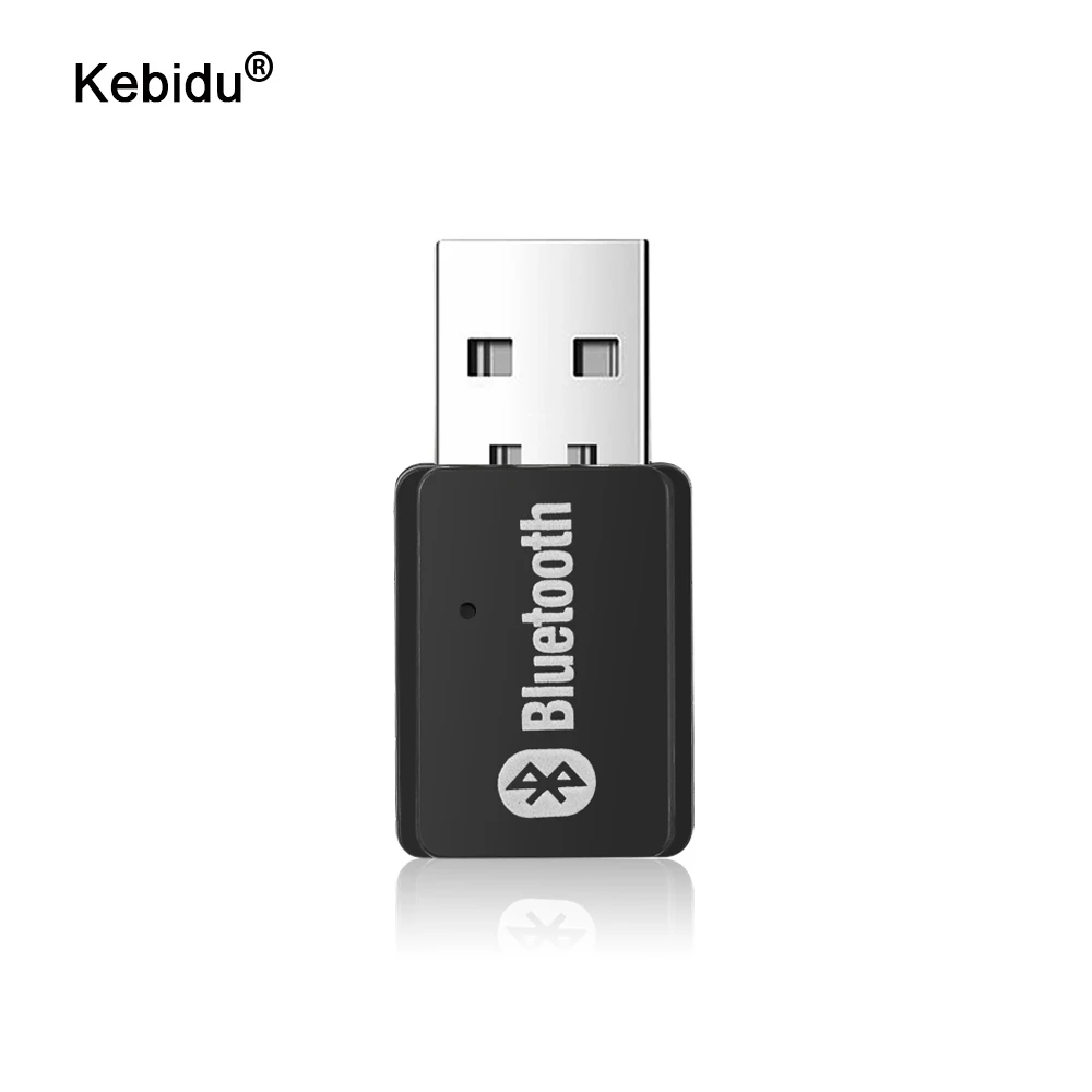Kebidu Bluetooth передатчик портативный стерео аудио 5,0 беспроводной USB адаптер для ПК компьютер Bluetooth наушники/колонки