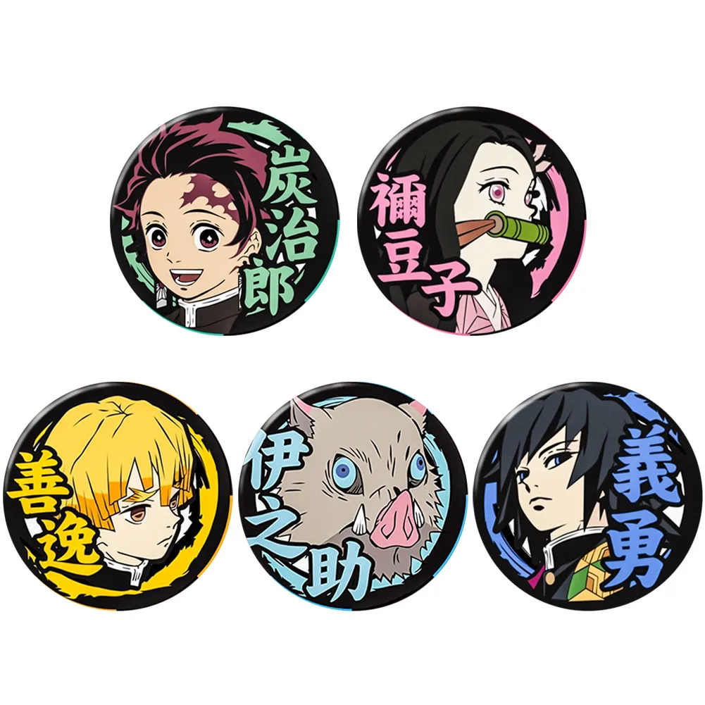 Аниме Demon Slayer: Kimetsu No Yaiba Kamado Tanjirou брошь на пуговицах значок| |