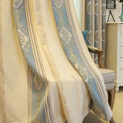 Новые жаккардовые шторы из синели для гостиной столовой стандартные|Занавески| |