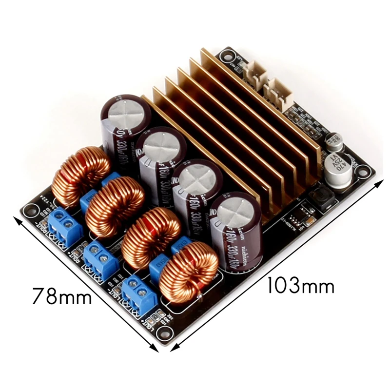 TPA3251 Dual Channel Digital Power Amplifier Board 175W+175W | Home Theater Amplifiers