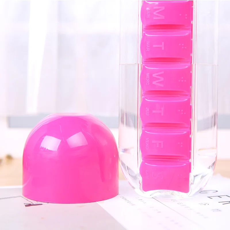 600 мл креативный спортивный походный пояс для кемпинга семь дней коробка