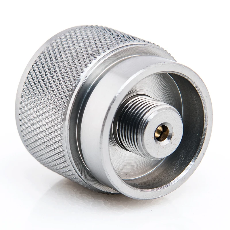 Адаптер кемпинговой плиты 1LB Пропан Малый бак входа и клапан Линдала выхода EN417 на открытом воздухе Цилиндр LPG Баллон Конвертация.