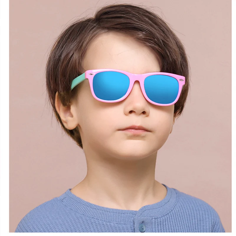 IVSTA детские солнцезащитные очки с веревкой для мальчиков 3-7 зеркальные линзы