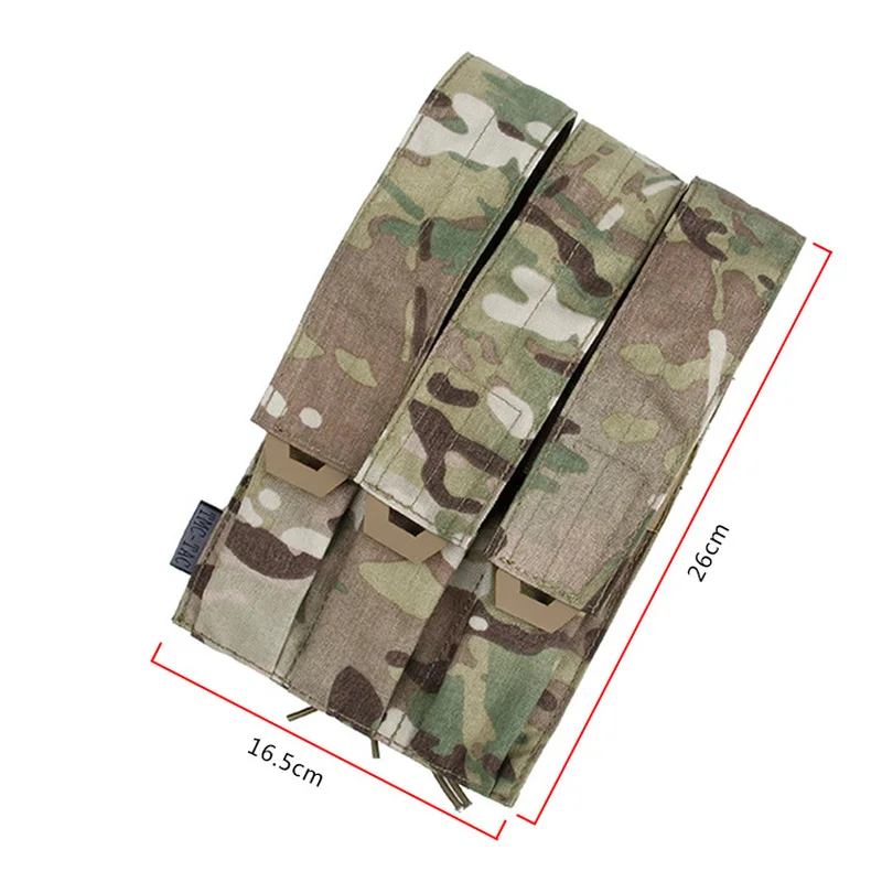 TMC Тактический тройной подсумок для журналов Kriss Vector MOLLE Mag Carrier SMG Camo военный Molle