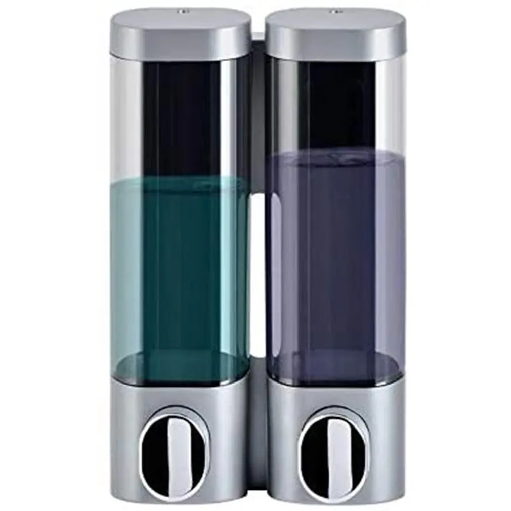 

Soap Dispenser Wall Mounted Shampoo Bottles Triple Detergent Shower Gel Dispensers 300ml Plastic Home Hotel Bathroom Accessories