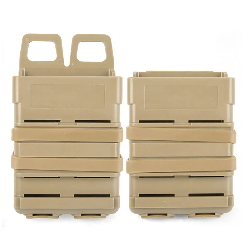 sand Тактический 5,56 M4 подсумок Molle Quick Mag страйкбольная винтовка быстро прикрепляется Чехол Зажим для ремня жесткий корпус картридж охотничья Экипировка - Цвет: sand