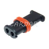 1 set 2 pin 1 5 series auto wiring terminal socket car waterproof plastic housing electrical connector