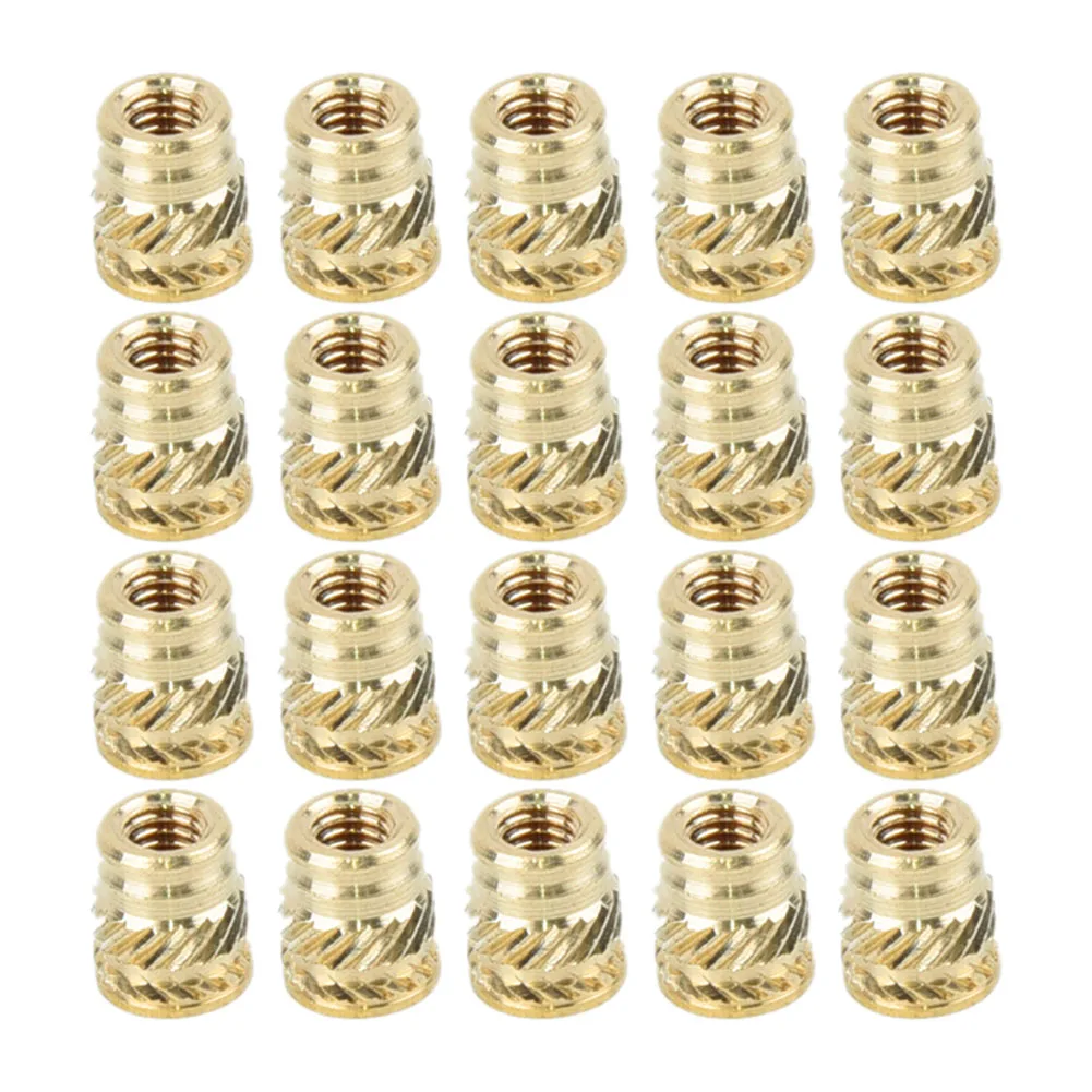 20 шт термонабор винтов M3 3 мм 0.5 Латунные Резьбовые Металлические