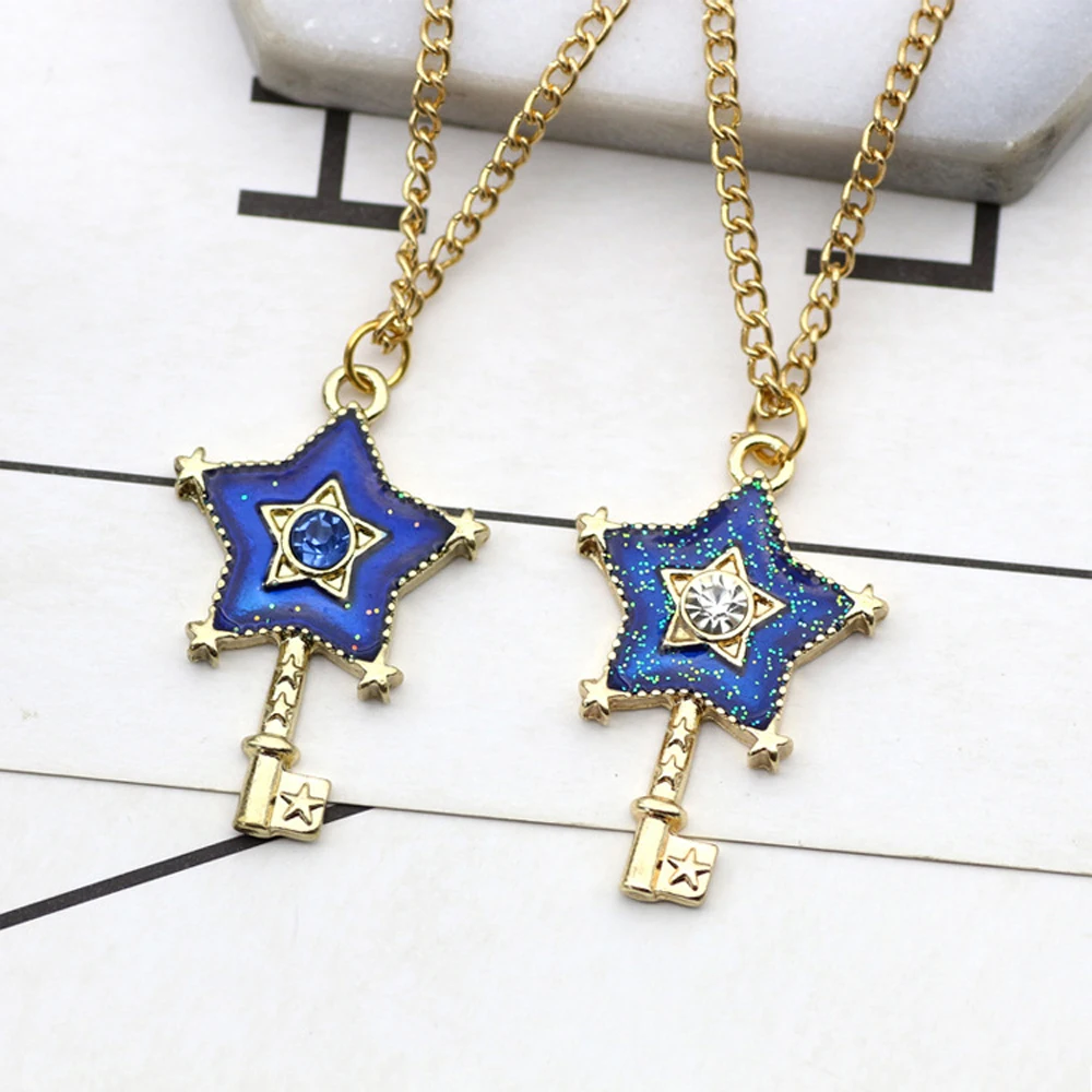 Модные ожерелья цепочки в японском стиле с изображением героев мультфильмов