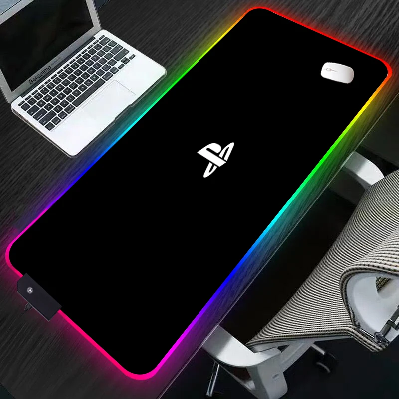 game console playstation ps4 gaming mouse pad super anime laptop keyboard pad large gaming mouse pad quality mousepad rgb anime free global shipping