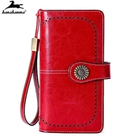 womens wallet made of leather holder classic hollow out female purse clutch hasp zipper brand wallet for women portfel damski