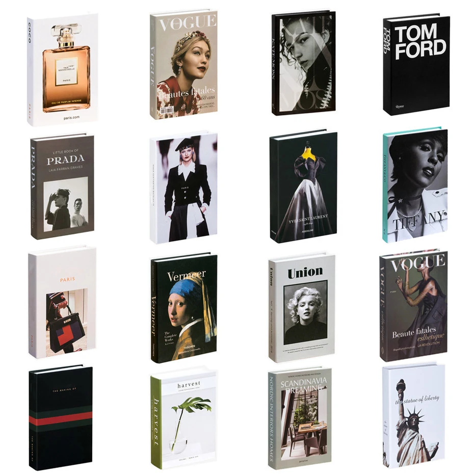 ✅Искусственная книга креативная Модная брендовая декоративная для кафе