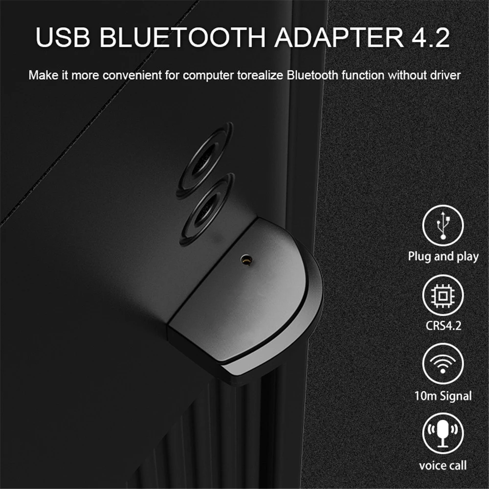 Mini CSR8670 USB Bluetooth 4 2 Dongle Drive Free APTX беспроводной аудиоадаптер передатчик A2DP для
