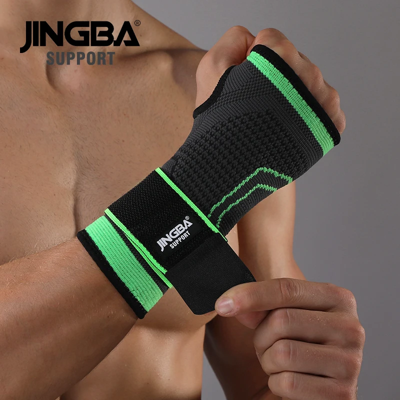 JINGBA поддержка 1 шт. нейлоновая Спортивная Защитная Экипировка для бокса кисть рук