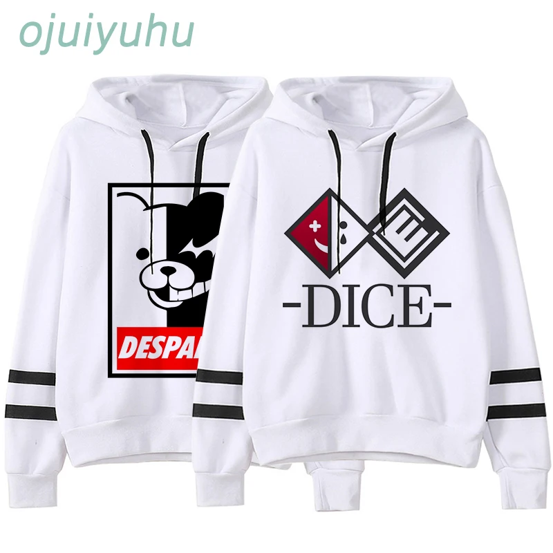 

Японское аниме Толстовка Danganronpa женские зимние теплые топы с принтом Harajuku Ouma Kokichi Kawaii мультяшный Графический свитшот для женщин