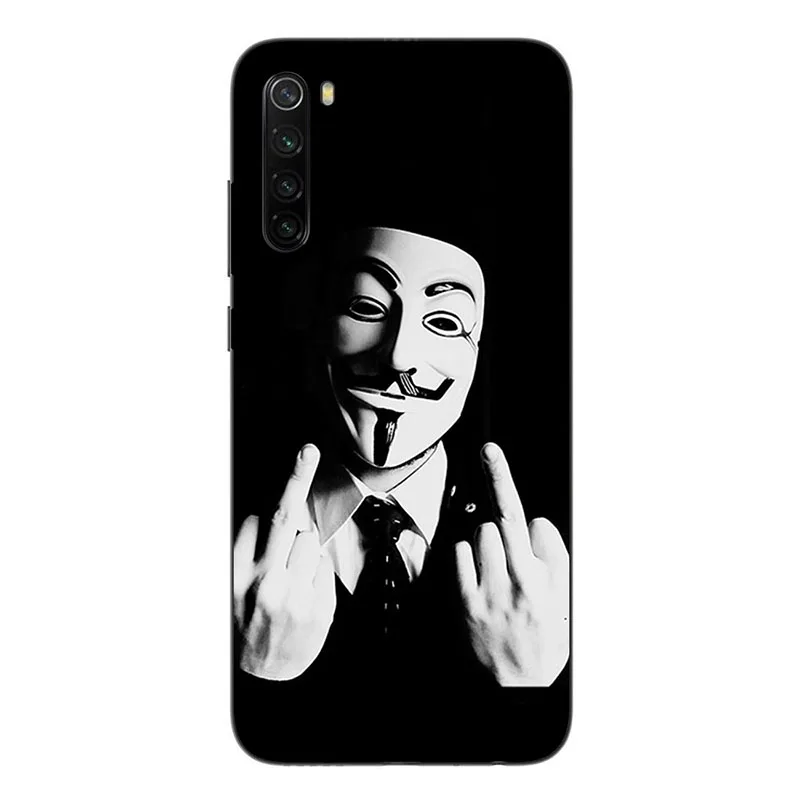 Мягкий силиконовый чехол для Xiaomi Redmi Note, 8 T, 8 T, 6,3 дюймов, чехол-накладка на заднюю панель, HD принт с розами, волком, мультипликационным рисунком, Fundas Para, чехол