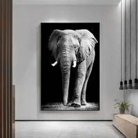 african wild elephant animals canvas paintings on the wall art posters and prints animals canvas art pictures wall decoration