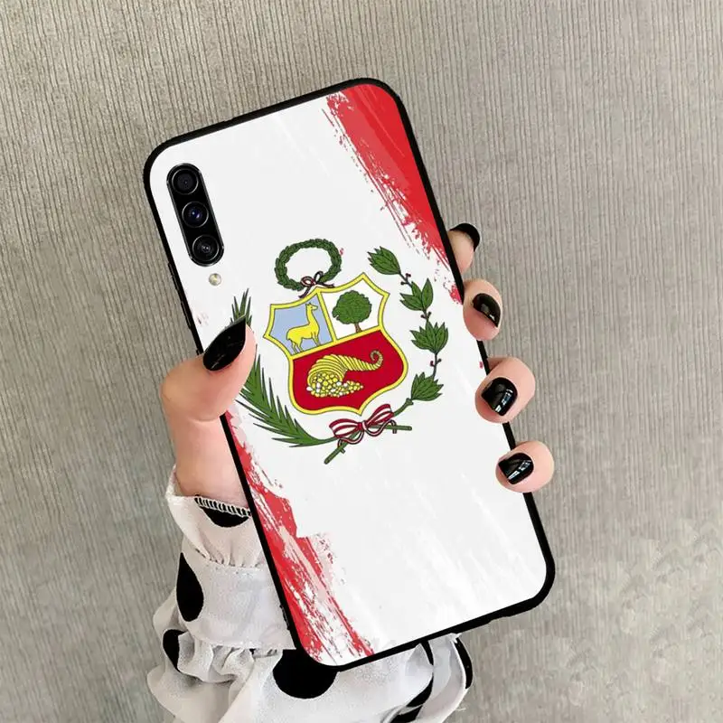 

Peru Flag Coat Of Arms Phone Case For Samsung Galaxy J2 J4 J5 J6 J7 J8 2016 2017 2018 Prime Pro plus Neo duo