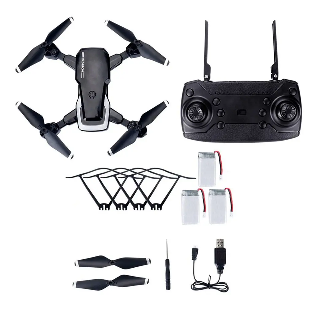 Black 2MP 3B LF609 2,4G Wifi FPV Радиоуправляемый Дрон с камерой 0.3MP/2.0MP бесщеточный Радиоуправляемый квадрокоптер RTF складной 3D флип удерживающий головной убор дропшиппинг - Цвет: Black 2MP 3B