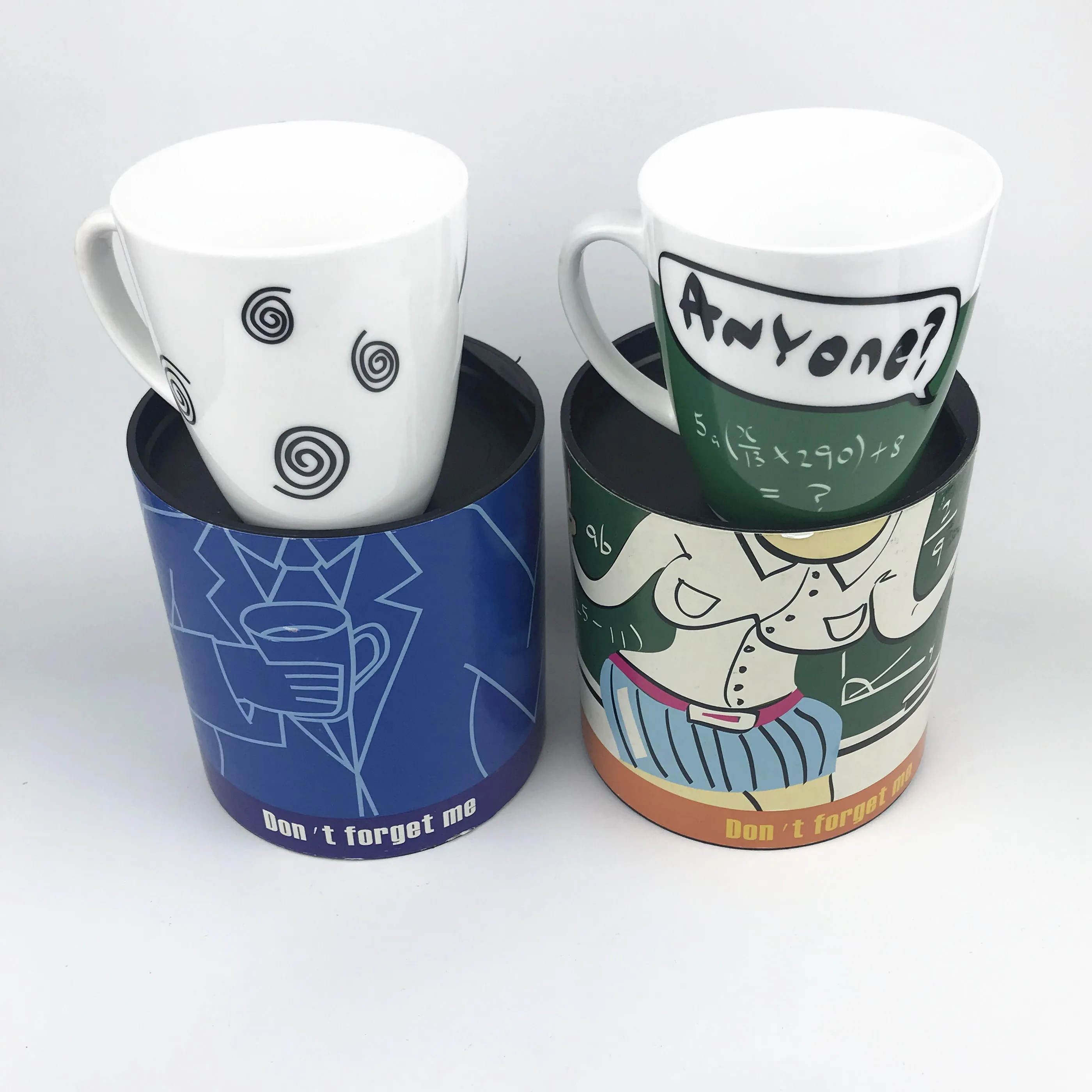 Милые кружки Bule Классические фарфоровые кофейные с ложкой ручная роспись