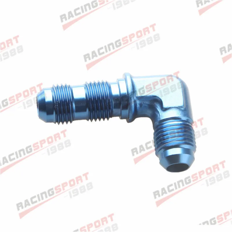 AN 6 90 градусов перегородка фитинг Алюминиевый адаптер синий|adapter fitting|an6 90an6 fitting |