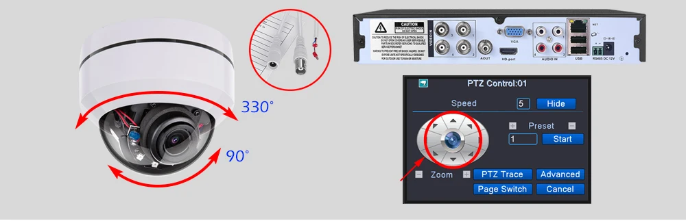 2 5 lnch мини скоростной купол 4X зум 8 12 мм ptz камера AHD PTZ 0/5.0mp Мини скоростная