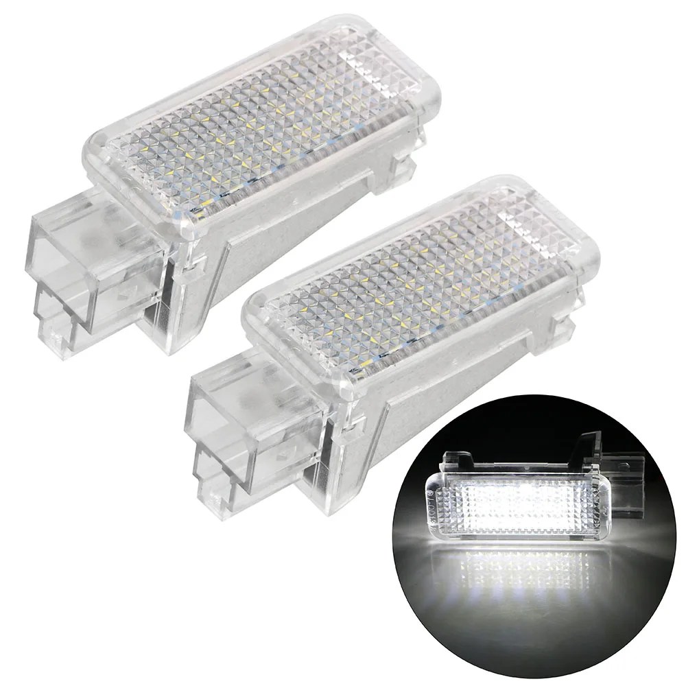 

Trunk Lamp 2Pcs/set 12V Car LED Door Projector Light LED Courtesy Light Welcome Light 6500K White For Audi A3/A4/A6/VW