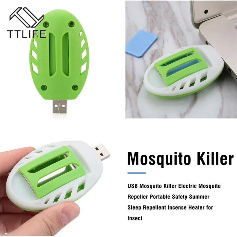 Электрический Отпугиватель комаров с USB портативный безопасный летний для сна