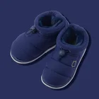 Детские хлопковые тапочки, милая и теплая зимняя обувь для мальчиков и девочек с бархатной подкладкой, детские зимние сапоги