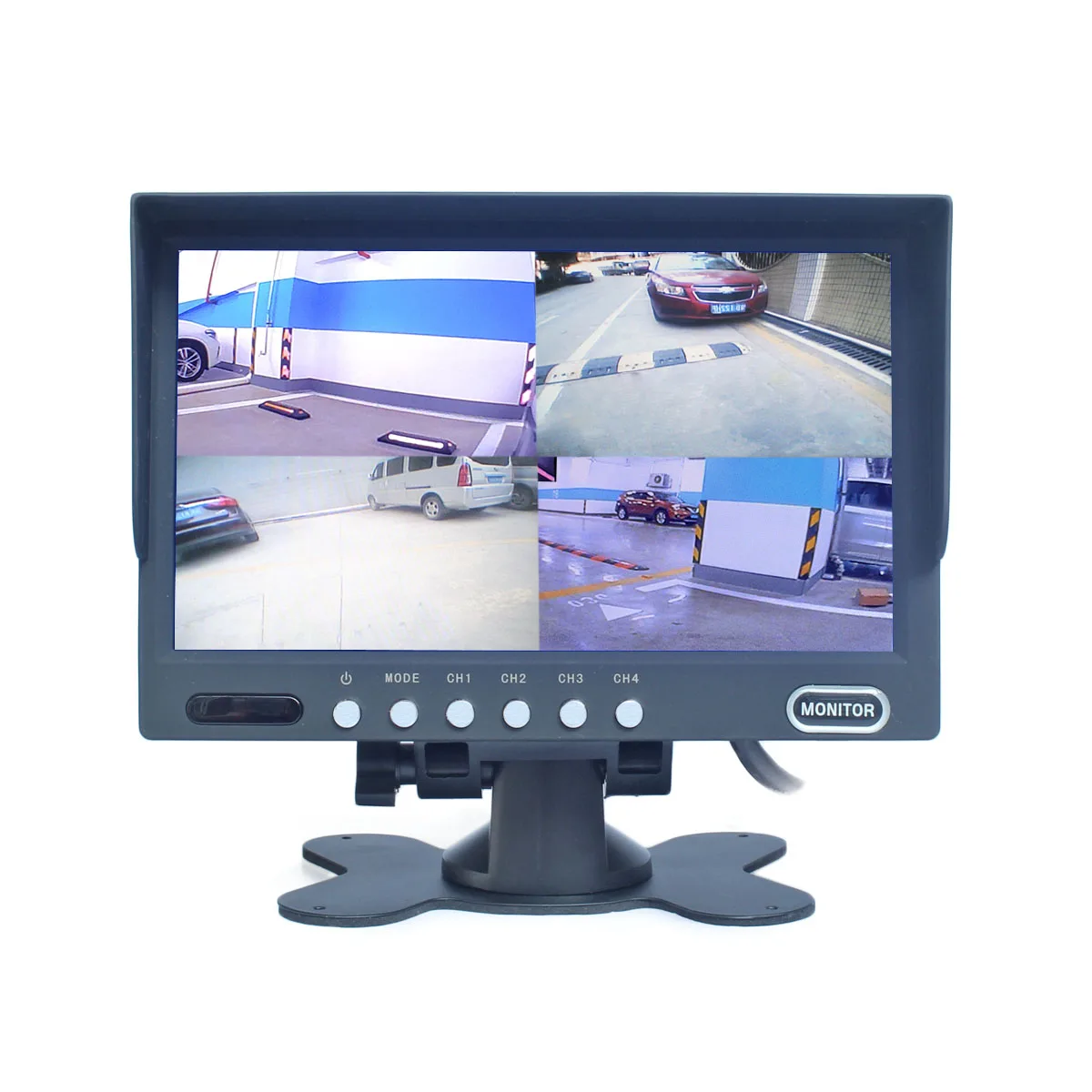 DIYSECUR 7 &quot4 Разделение QUAD монитор заднего вида автомобиля + 4 x CCD ИК Ночное Видение