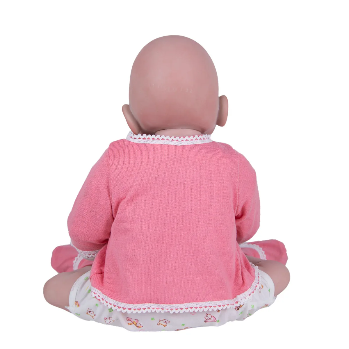 

Clearance Bald Doll 23 Inch Full Silicone Body Reborn Baby Dolls Realistic Newborn Doll Can Bath For Kids Birthday Gifts Toys