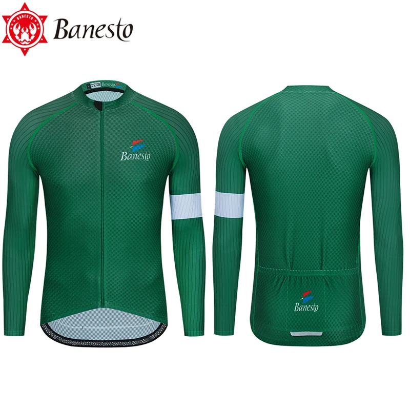 

Banesto 2020 New High Quality Cycling Clothing Pro spring autumn team long sleeve men's cycling jersey