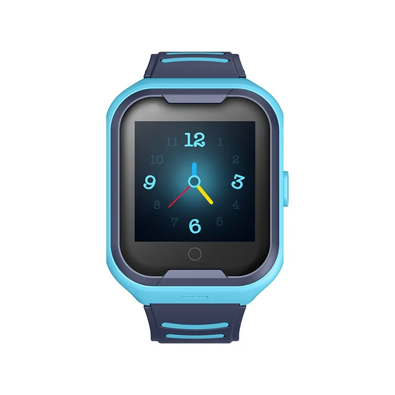without box Blue Умные часы для детей, сеть 4G, Wi-Fi, gps, SOS, умные часы для детей, видеозвонок, IP67, водонепроницаемый будильник, камера, детские часы - Цвет: without box Blue
