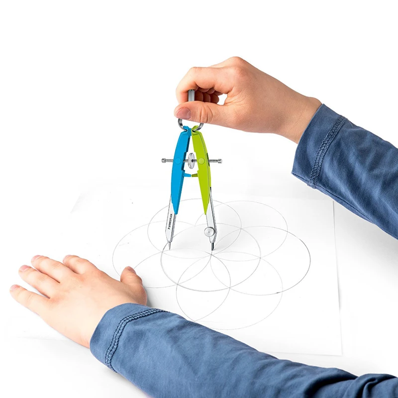 

Staedtler 556 accurate Compasses Student Engineering drawing drafting tools Metal body