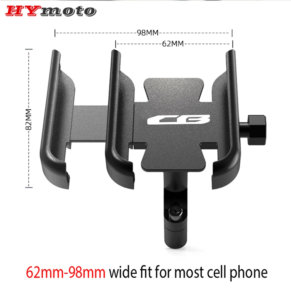 With Logo CB For HONDA CB150R CB300R CB650R CB250R CB1000R CB500F CB500X Motorcycle CNC Handlebar Mobile Phone GPS Stand Bracket images - 6