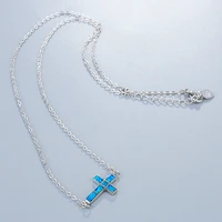 kelitch cross necklace goth crystal chains neck pendants women gift for mon best friends couple necklaces
