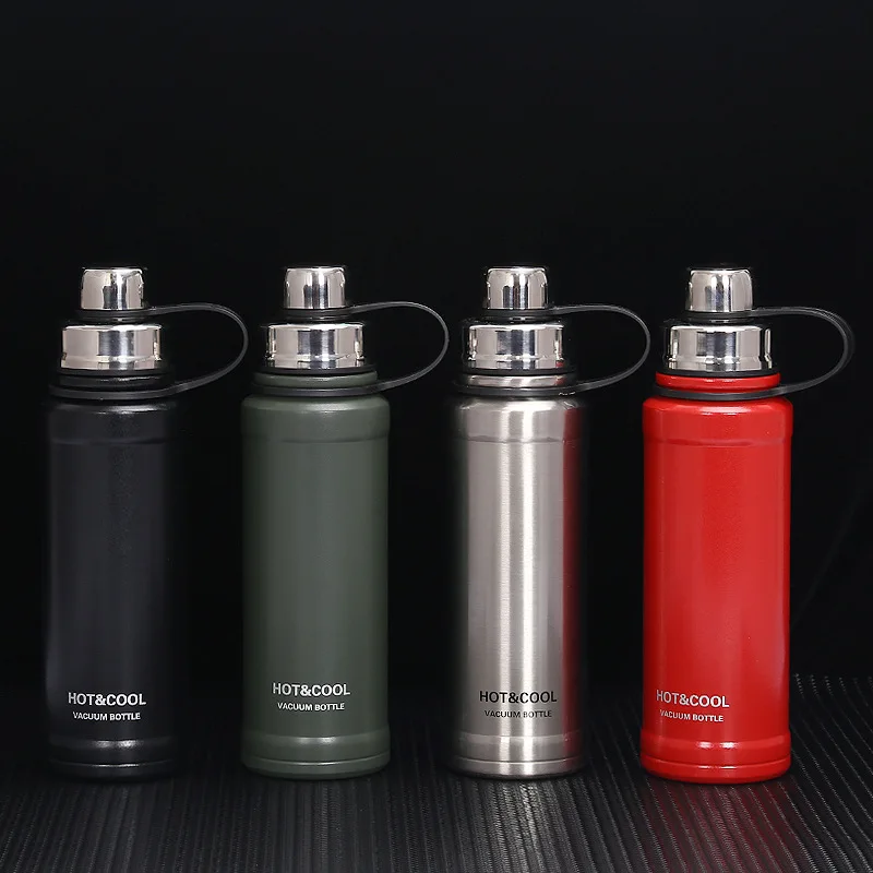 600 мл/800 мл Нержавеющая сталь бутылка термос с вакуумной изоляцией из нержавеющей