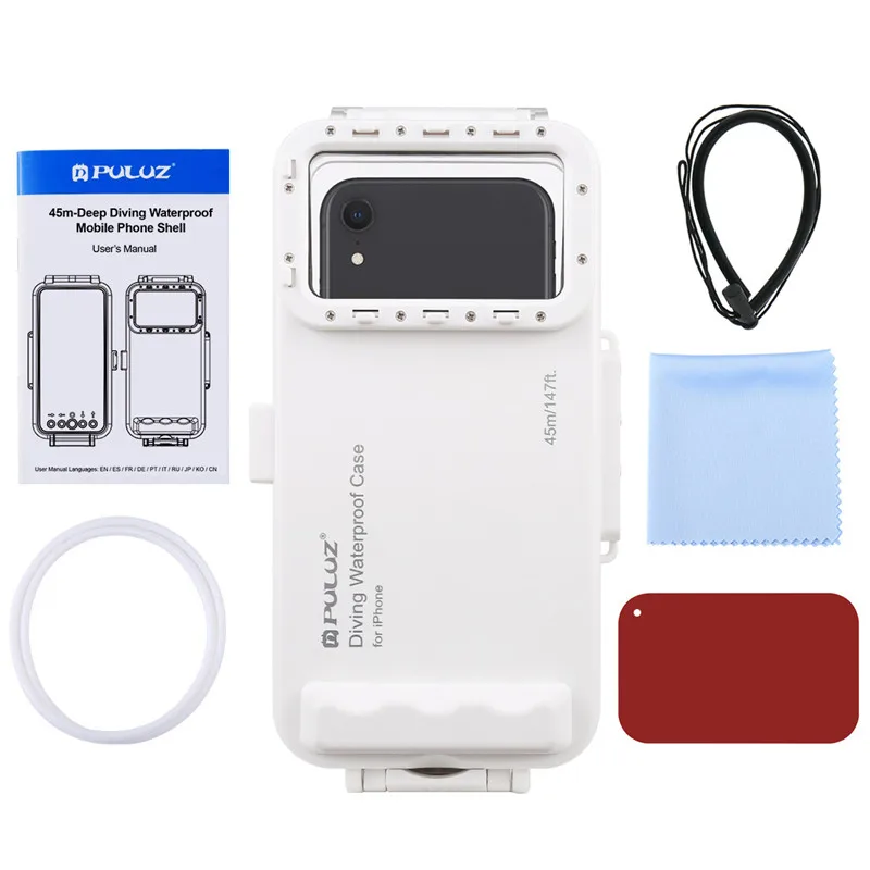 Водонепроницаемый чехол для телефона корпус дайвинга фото и видеосъемка