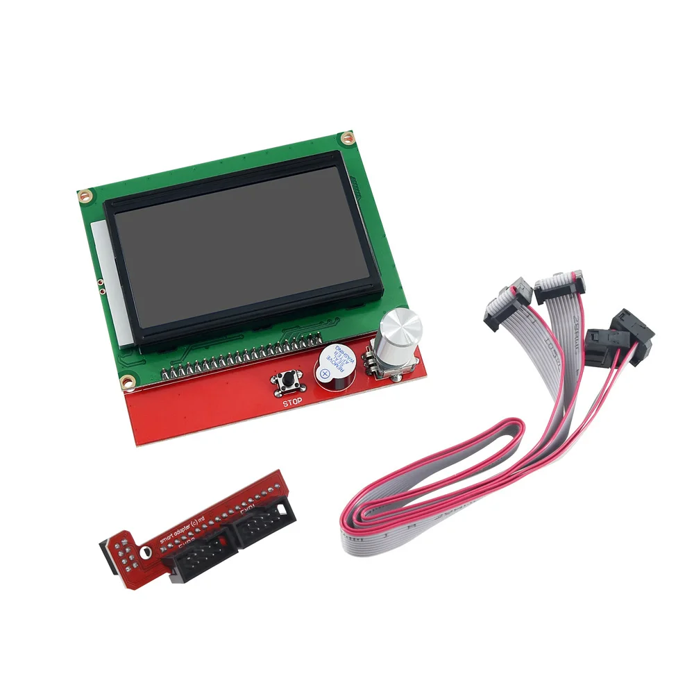 

LCD 12864 Control Panel Smart Controller Display Compatible with Ramps 1.4 Ramps 1.5 Ramps 1.6 For RepRap Mendel 3D Printer