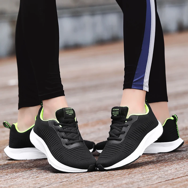 Fhlyiy 35-48 Breathable Men'S Sneakers Flyknit Trainers Male Comfortable Sport Shoes Lace-Up Men Casual 2019 Black Red | Обувь