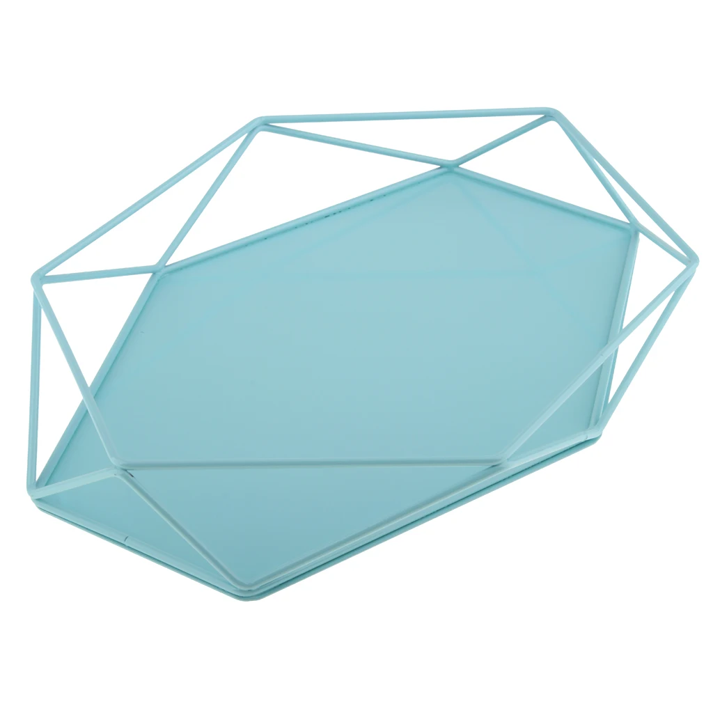 Jewelry Tray Geometric Storage Great for Displaying Makeup Vanity Linen Base Protects Your Accessories | Дом и сад