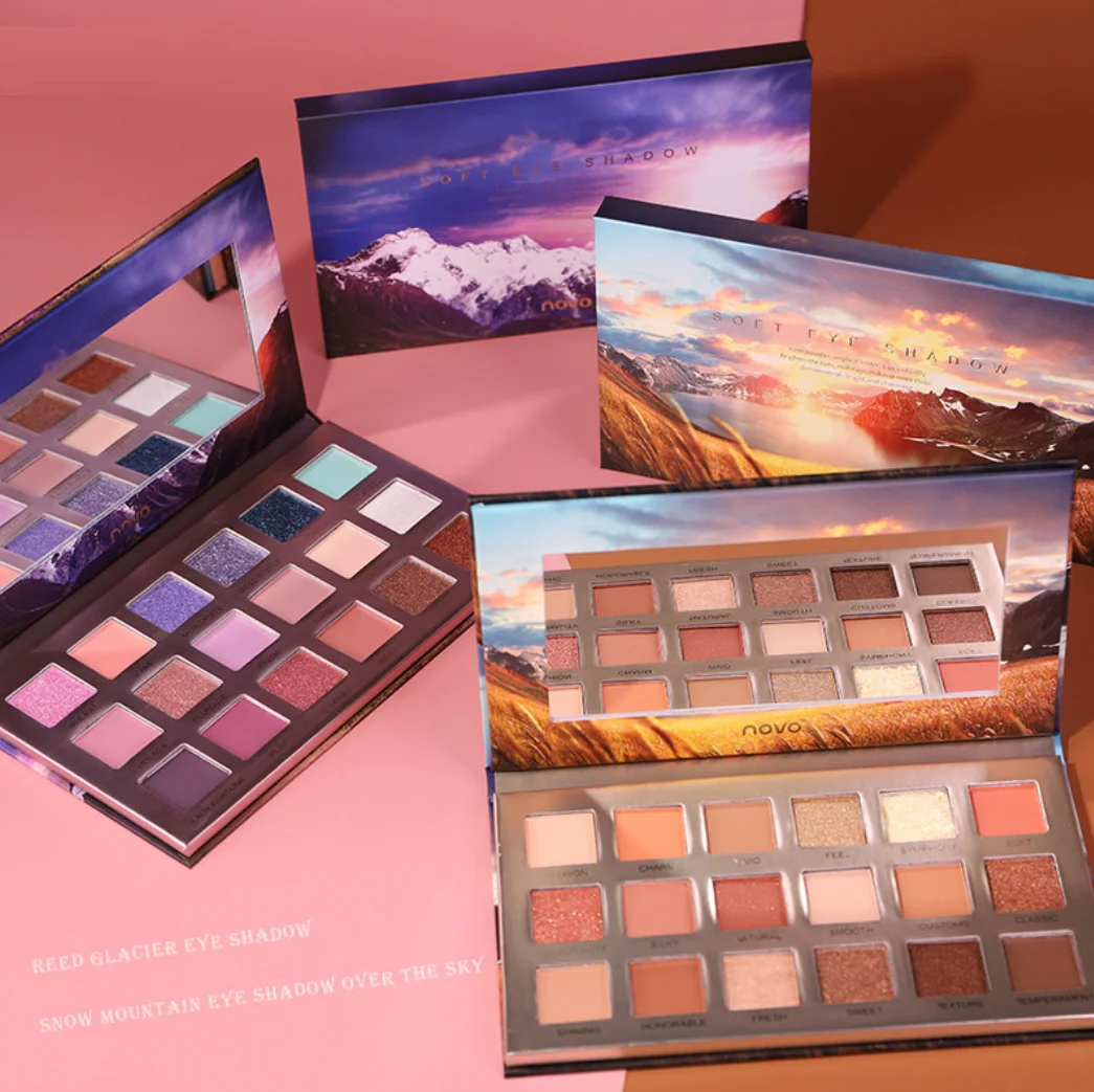 

Reed Glacier Eyeshadow Waterproof Pearlescent Pumpkin Earth Color Eyeshadow Palette