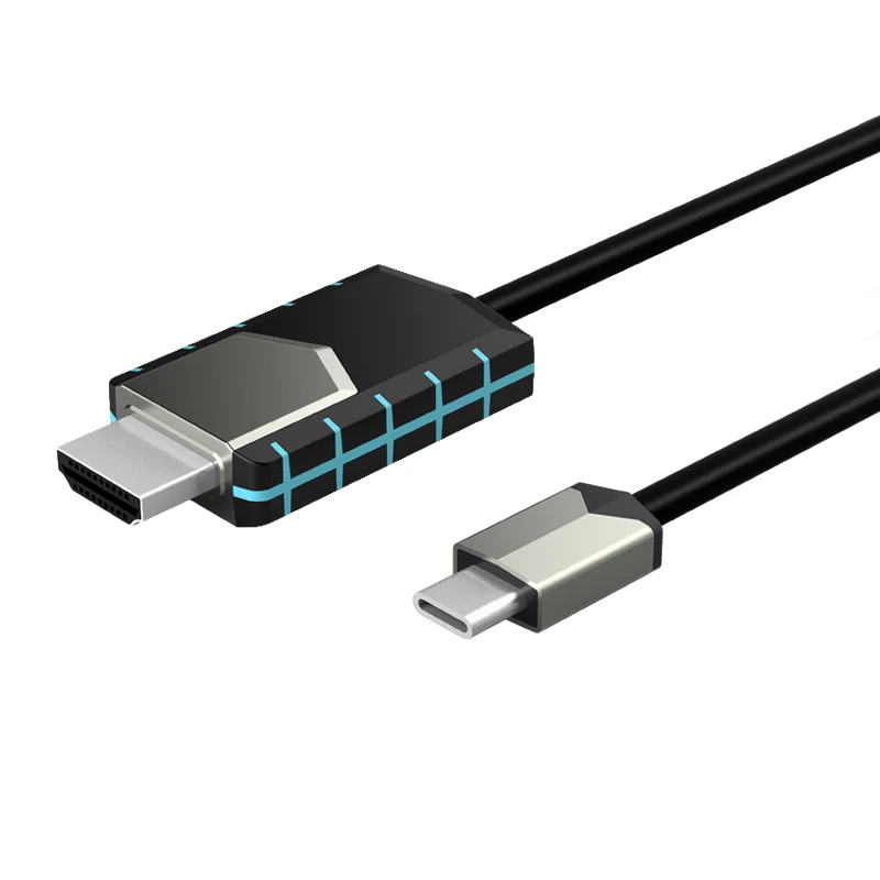 4k 30hz USB 3,1 USB-C к HDMI адаптер usb type C к HDMI кабель конвертер адаптер «Папа-мама» для ПК компьютер ТВ дисплей Ph